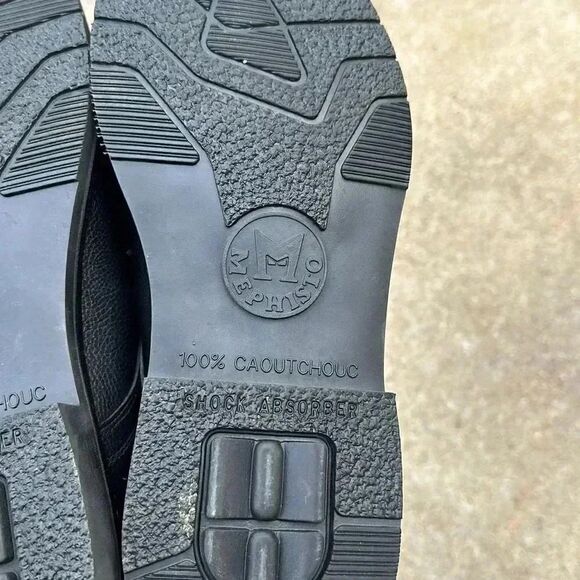 Mephisto Air Relax Marlon Goodyear Welt Black Pebble Grain Men’s Sz 10.5 - Picture 10 of 12